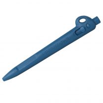 Detectable Elephant Retractable Pens - Standard Ink (Pack of 50) - Black Ink, Blue Housing, Lanyard