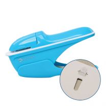 Non Detectable 7 Sheet Staple-Free Stapler - Light Blue